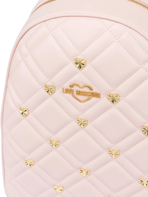 SWEET STUDS Zaino con borchiette a cuore cipria - Borse Donna