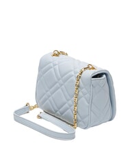 LOVE MOSCHINO SWEET STUDS Borsa mini a tracolla con borchiette Azzurro chiaro - Borse Donna - 2