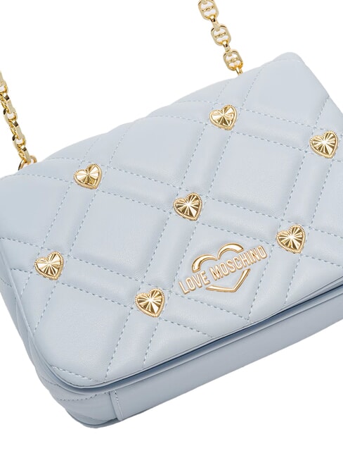 SWEET STUDS Borsa mini a tracolla con borchiette Azzurro chiaro - Borse Donna