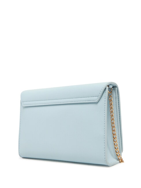 BOLD LOGO Borsa con flap e tracolla catena Azzurro chiaro - Borse Donna