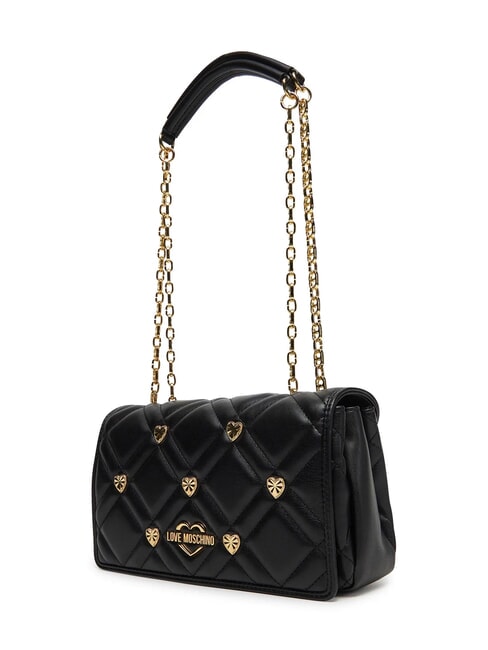 SWEET STUDS Borsa a spalla con catena Nero - Borse Donna