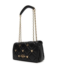 LOVE MOSCHINO SWEET STUDS Borsa a spalla con catena Nero - Borse Donna - 3