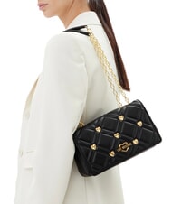 LOVE MOSCHINO SWEET STUDS Borsa a spalla con catena Nero - Borse Donna - 6