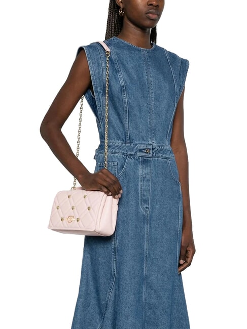 SWEET STUDS Borsa a spalla con catena cipria - Borse Donna