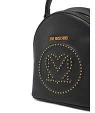 LOVE MOSCHINO SMART DAILY Mini zaino con borchiette Nero - Borse Donna - 4