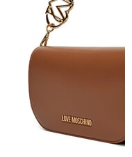 LOVE MOSCHINO JEWEL Borsa a spalla con tracolla cammello - Borse Donna - 3