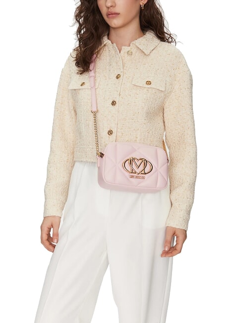 GEOMETRIC QUILTED Mini Bag a tracolla cipria - Borse Donna