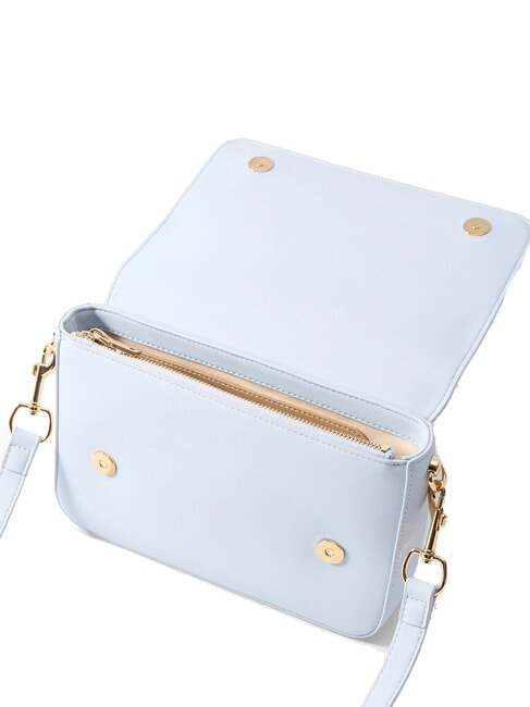 LAMINATED BOLD LOVE Borsa a spalla con flap Azzurro chiaro - Borse Donna