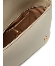 LOVE MOSCHINO JEWEL Borsa a spalla con tracolla avorio - Borse Donna - 4