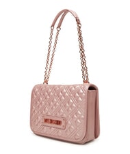 LOVE MOSCHINO BOLD LOVE Borsa a spalla con manici catena powder - Borse Donna - 3