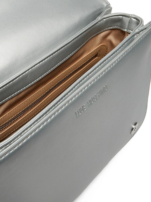 BOLD LOVE Borsa a spalla con manici catena silver - Borse Donna