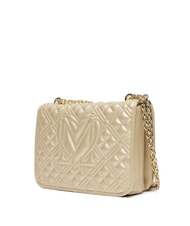 LOVE MOSCHINO BOLD LOVE Borsa a spalla con manici catena gold - Borse Donna - 2