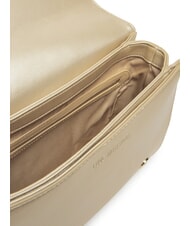 LOVE MOSCHINO BOLD LOVE Borsa a spalla con manici catena gold - Borse Donna - 4