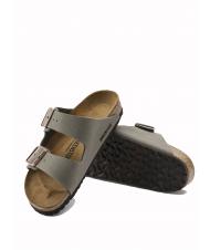 BIRKENSTOCK ARIZONA Sandalo in nabuk stone - Scarpe Uomo - 5