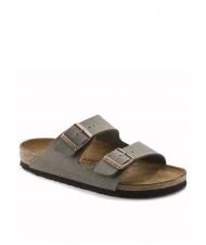 BIRKENSTOCK ARIZONA Sandalo in nabuk stone - Scarpe Uomo - 4
