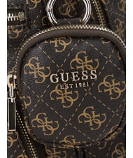 GUESS POWER PLAY 2 Zaino con tasca e pouch brown - Borse Donna - 3