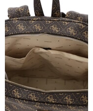 GUESS POWER PLAY 2 Zaino con tasca e pouch brown - Borse Donna - 5