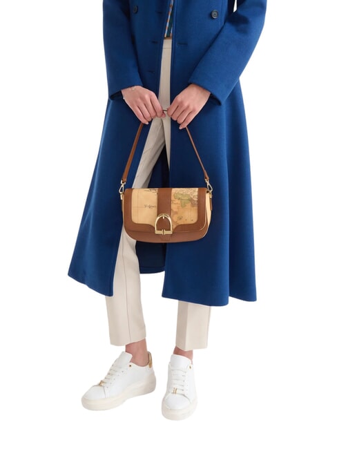 VALLEY GEO Borsa a spalla con tracolla castagna - Borse Donna