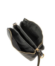 LESAC SIMONA Borsa a tracolla tris pelle dollaro nero - Borse Donna - 6