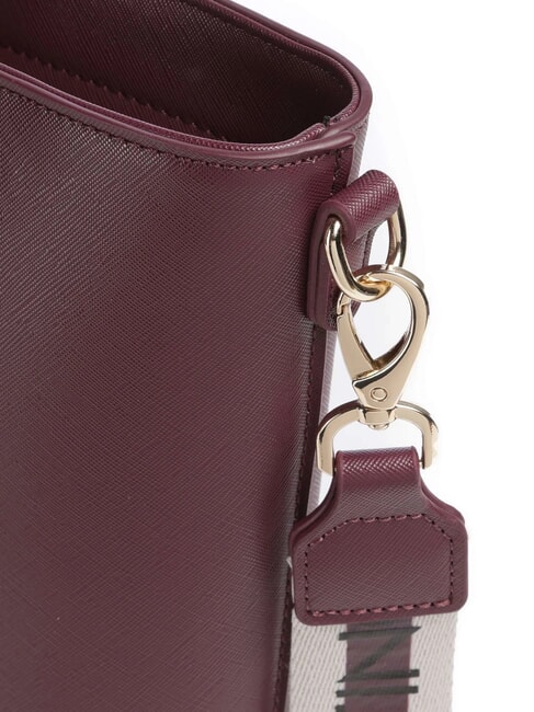 ZERO RE Borsa shopping con tracolla logata prugna - Borse Donna