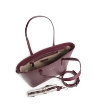 MARIO VALENTINO ZERO RE Borsa shopping con tracolla logata prugna - Borse Donna - 4