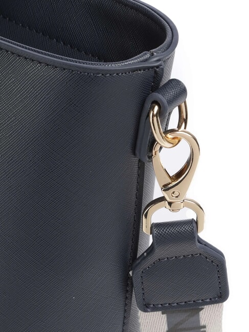 ZERO RE Borsa shopping con tracolla logata blu notte - Borse Donna