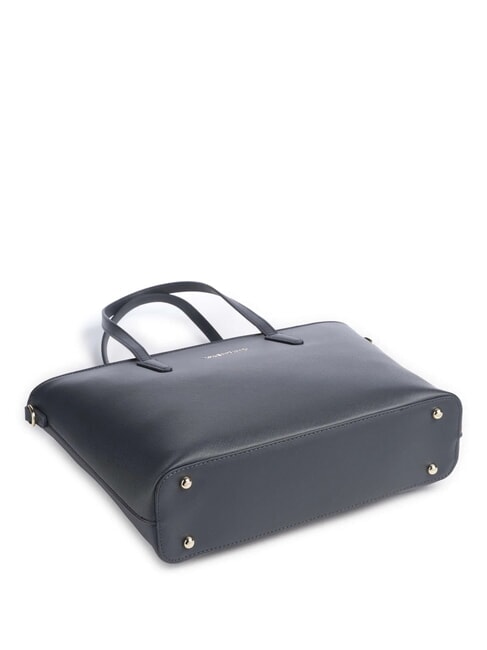 ZERO RE Borsa shopping con tracolla logata blu notte - Borse Donna