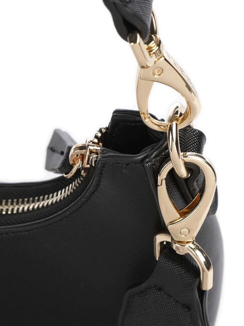 ZERO RE Borsa a spalla con tracolla logata nero - Borse Donna