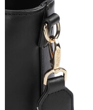 MARIO VALENTINO ZERO RE Borsa shopping con tracolla logata nero - Borse Donna - 3