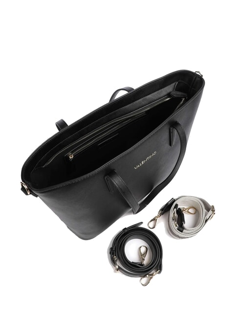 ZERO RE Borsa shopping con tracolla logata nero - Borse Donna