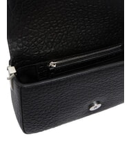 PINKO LOVE ONE SLOUCHY  Borsa mini in pelle a tracolla nero limousine - matt silver - Borse Donna - 4