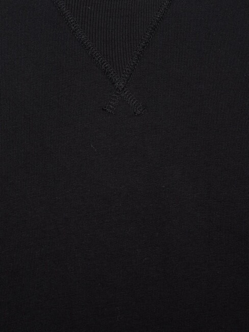 EMBRO ON SLEEVE  Felpa in misto cotone jetbla - Felpe Uomo