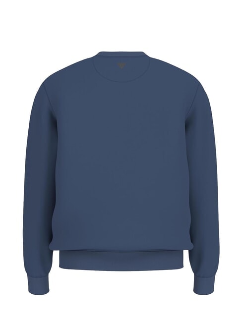 EMBRO ON SLEEVE  Felpa in misto cotone endless blue - Felpe Uomo