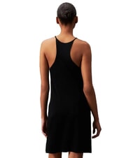 CALVIN KLEIN CK JEANS Vestito corto a canotta a costine - Vestiti Donna