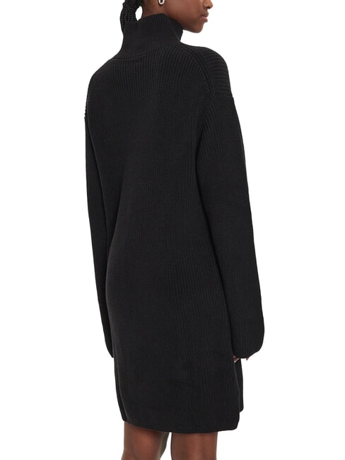 CK JEANS Vestito a dolcevita corto oversize ck black - Vestiti Donna