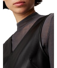 CALVIN KLEIN CK JEANS Vestito smanicato a gilet corto ck black - Vestiti Donna - 3