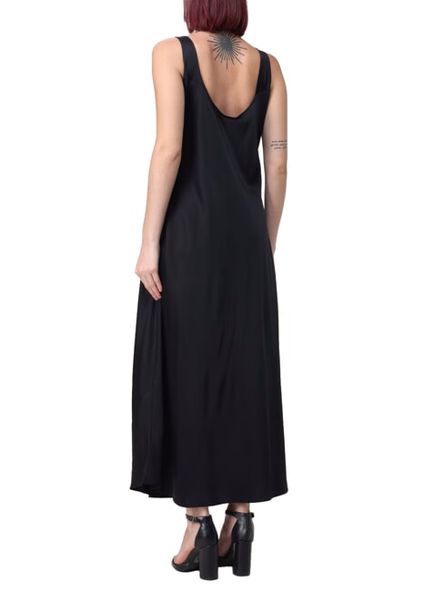 CK Vestito scivolato lungo in viscosa black - Vestiti Donna