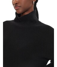 CALVIN KLEIN CK JEANS Vestito a dolcevita corto oversize ck black - Vestiti Donna - 3