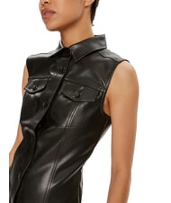 CALVIN KLEIN CK JEANS Vestito giromanica al ginocchio ck black - Vestiti Donna - 4