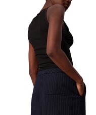 CALVIN KLEIN CK Gonna gessata midi night sky / gray morn stripe - Gonne Donna - 3