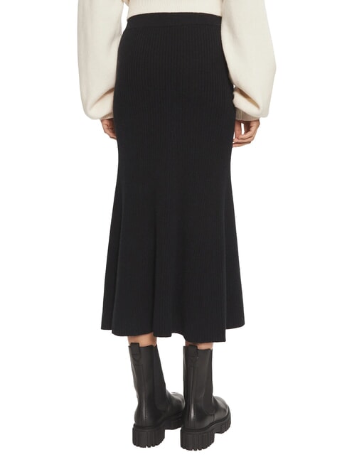 CK Gonna midi scampanata a coste ck black - Gonne Donna