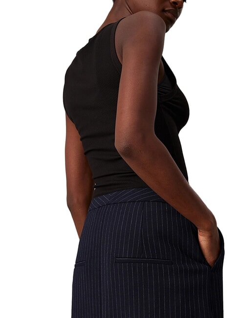 CK Gonna gessata midi night sky / gray morn stripe - Gonne Donna