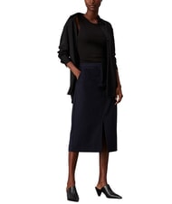 CALVIN KLEIN CK Gonna gessata midi night sky / gray morn stripe - Gonne Donna - 4