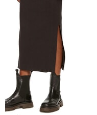 CALVIN KLEIN CK JEANS Gonna midi stretch ck black - Gonne Donna - 4