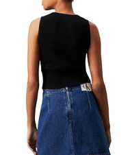 CALVIN KLEIN CK JEANS Canottiera a costine - T-shirt e Top Donna