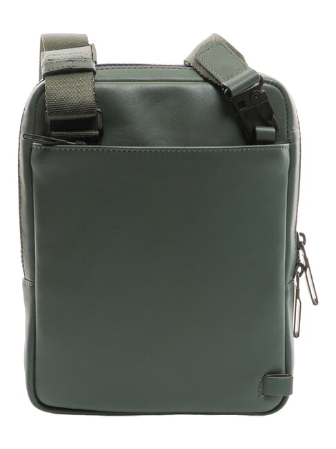 W119 Borsello porta iPad, in pelle VERDE - Tracolle Uomo