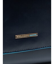 PIQUADRO BLUE SQUARE  Pochette con tracolla blu - Borse Donna - 4