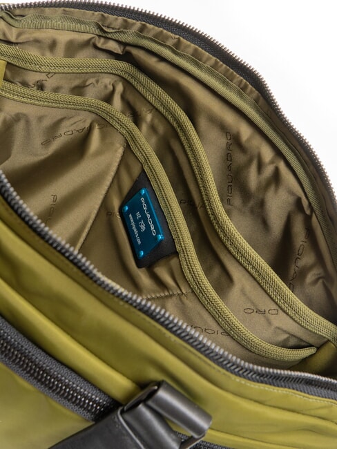 PQ-RY Cartella slim porta pc 14" verde-nero - Cartelle Lavoro