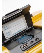 PIQUADRO BAG MOTIC  Trolley Bagaglio a Mano Giallo - Bagagli a mano - 7