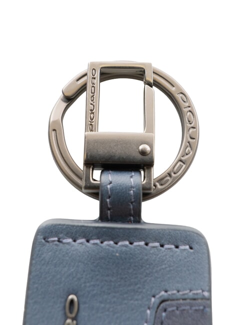 HAKONE Portachiavi con charm in pelle blu - Portachiavi